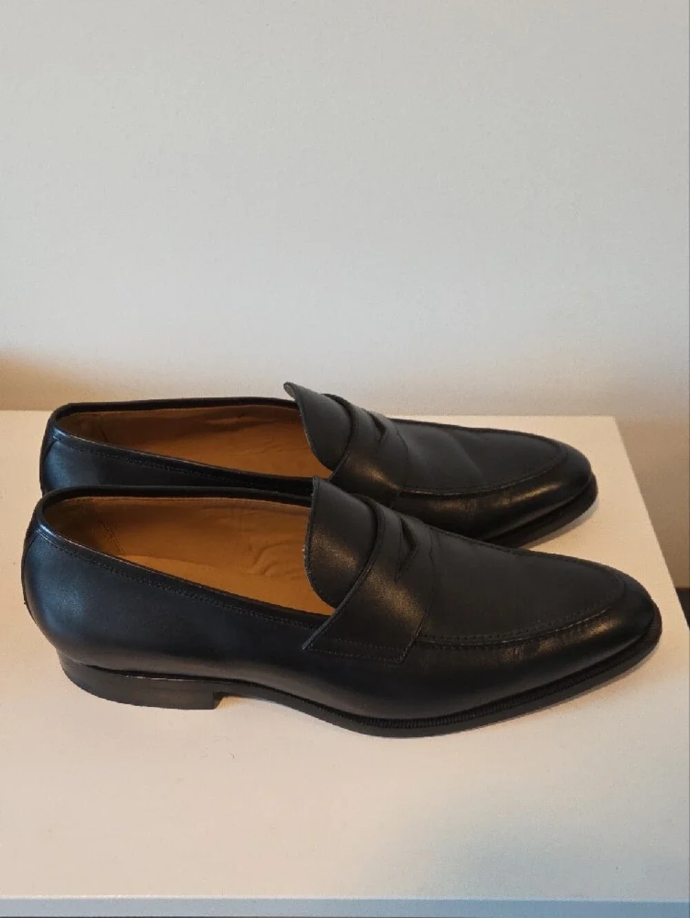 Black Leather Men’s Loafers